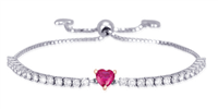 Bracciale Mabina Donna Rouge in Argento Zirconia 533197 - 533197